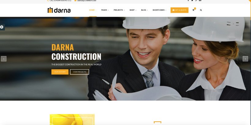 Darna Premium Construction WordPress Themes