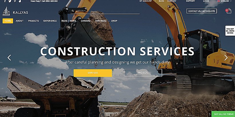 Kallyas Premium Construction WordPress Themes