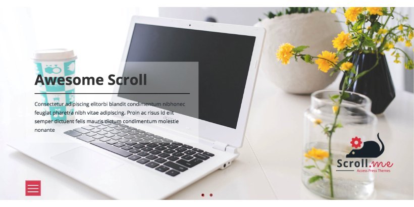 Scroll me Free Construction WordPress Themes