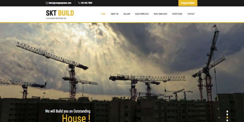 Build Lite Free Construction WordPress Themes