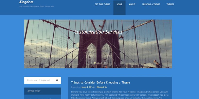 Kingdom Free Construction WordPress Themes