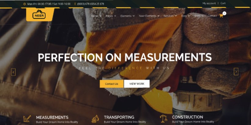 Neer Premium Construction WordPress Themes 