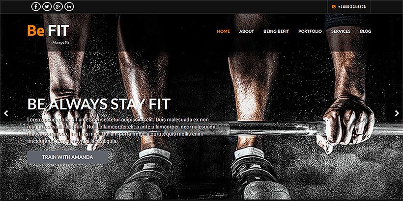  free fitness wordpress themes