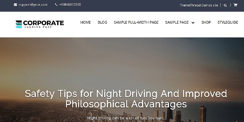 corporatel free corporate wordpress themes