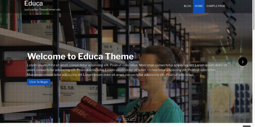 Educa Free Education WordPress Themes