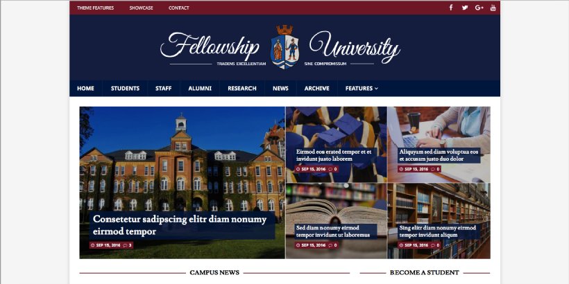 MH CampusMag Free Education WordPress Themes