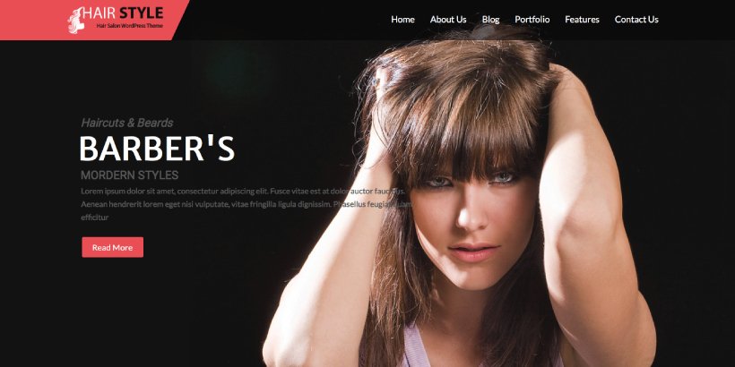 Hairstyle Free Salon and Spa WordPress Themes