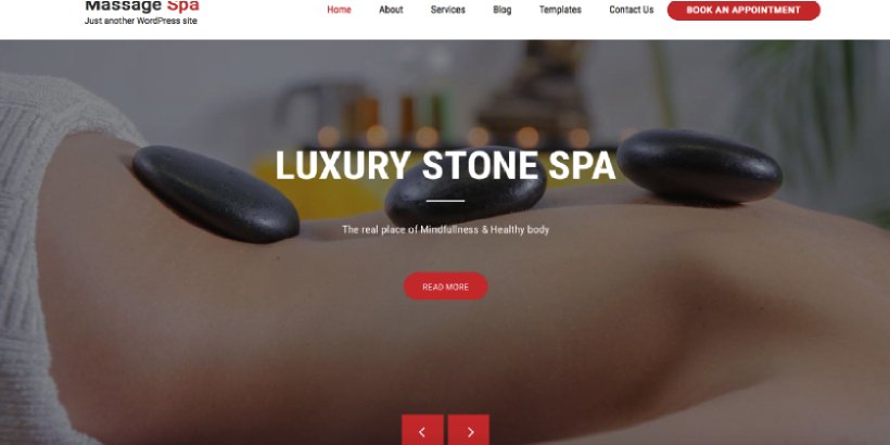 Massage Spa Free Salon and Spa WordPress Themes