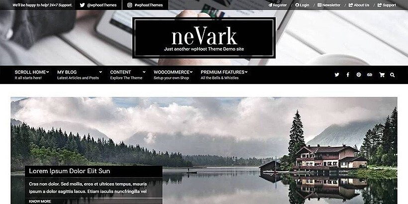nevak free photography wordpress themes