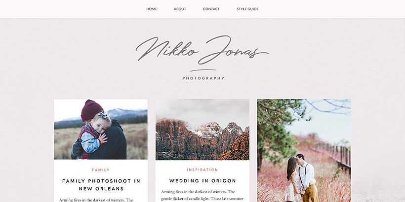 nikko free portfolio wordpress themes