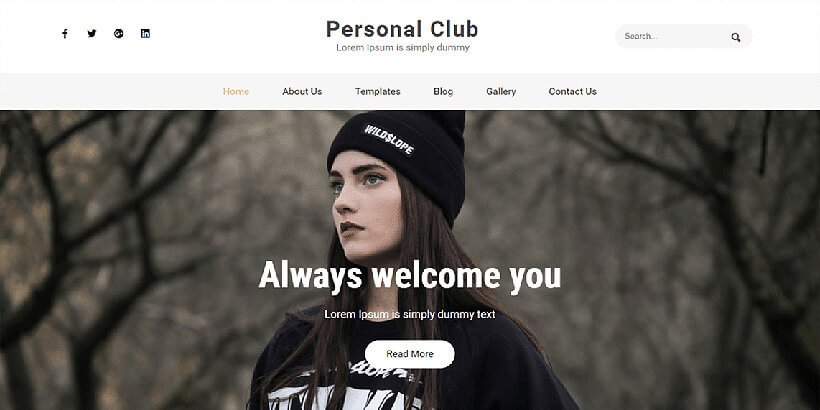 personal free portfolio wordpress themes