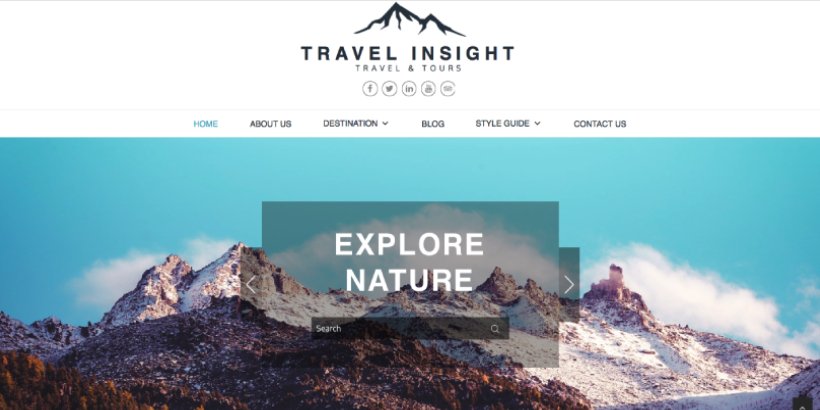 free travel WordPress theme