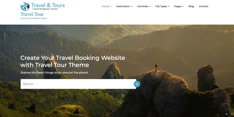 free travel WordPress theme
