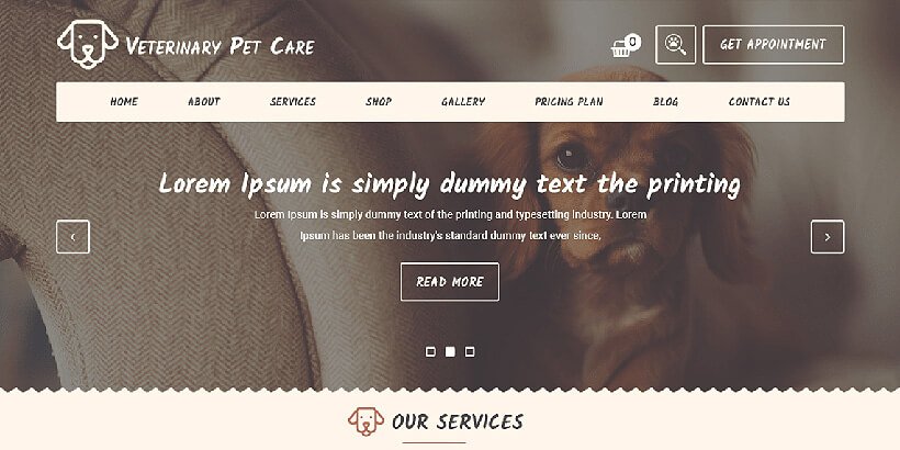 veterinarypet free medical wordpress themes