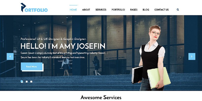 vwportfolio free portfolio wordpress themes