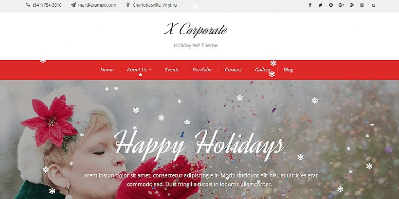xcorporate free corporate wordpress themes