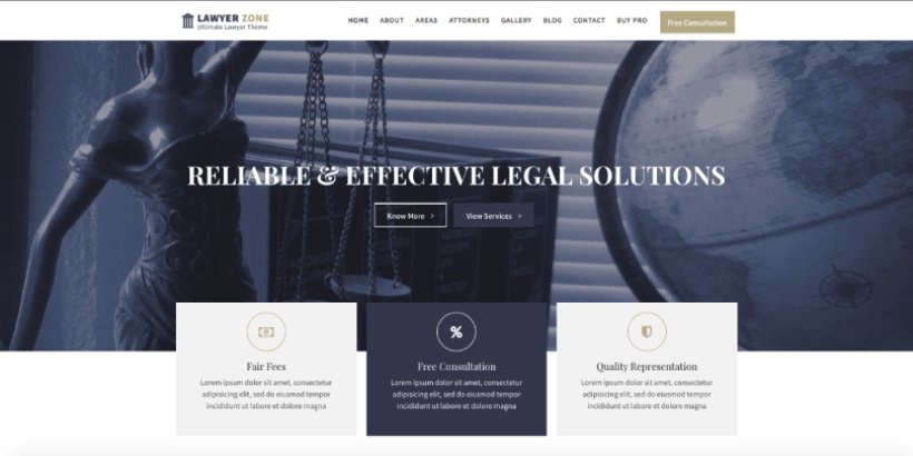 lawyer zone free lawyer WordPress themes