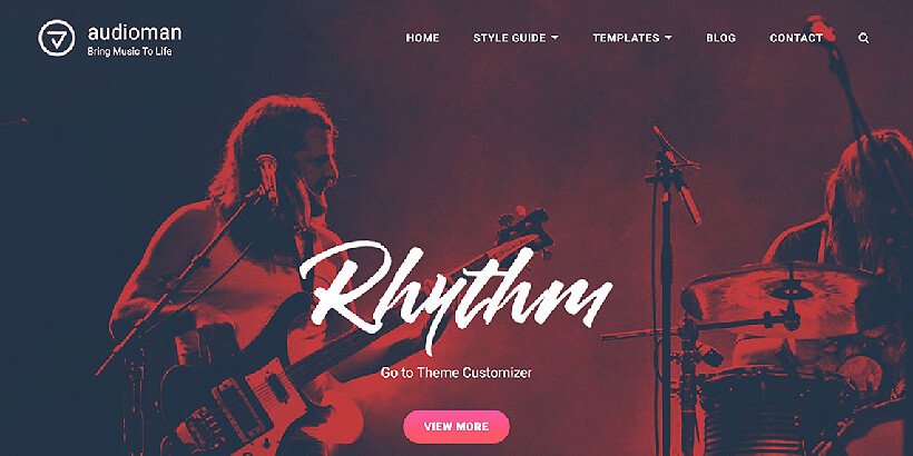 audioman free event wordpress themes