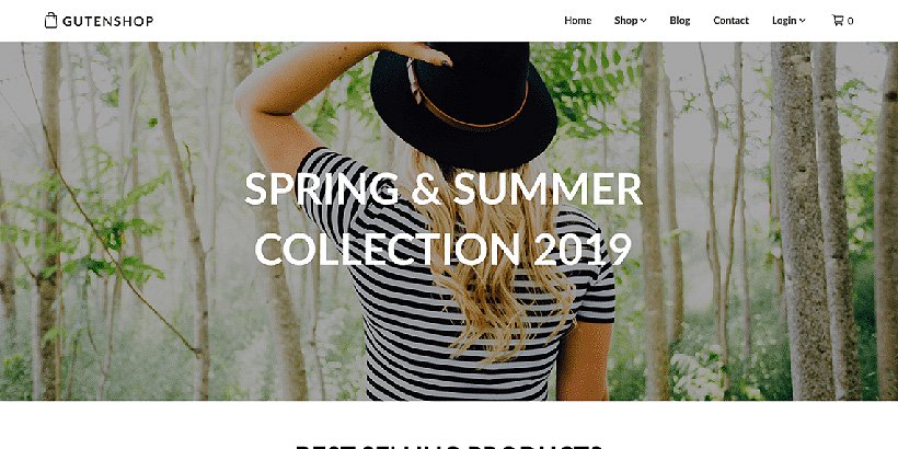 gutenshop free woocommerce themes