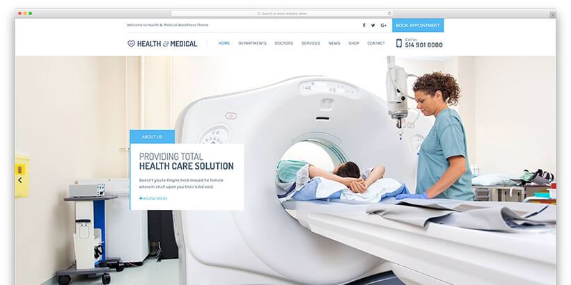 health medical free medical wordpress themes