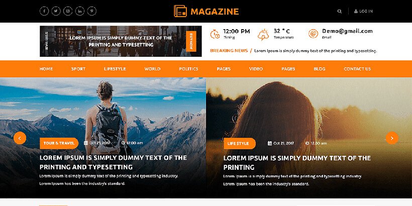 multipurpose free magazine wordpress themes