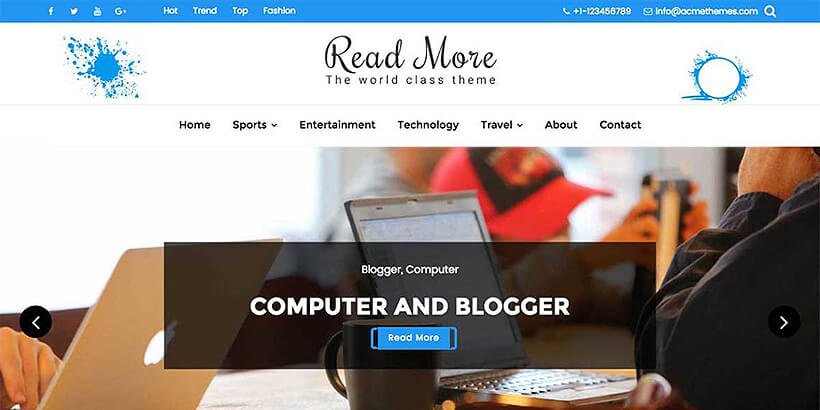  free wordpress blog themes