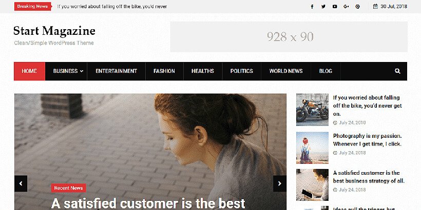 startmagazine free magazine wordpress themes