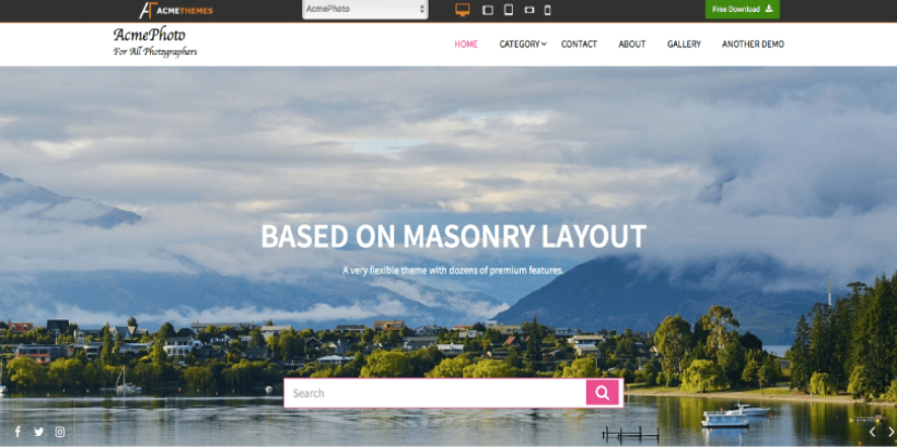 free responsive WordPress theme