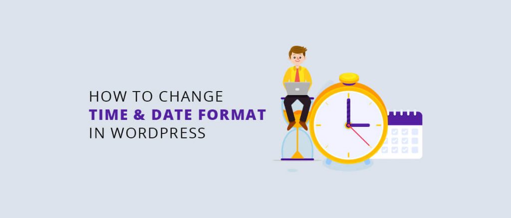 How to change time and date format in WordPress