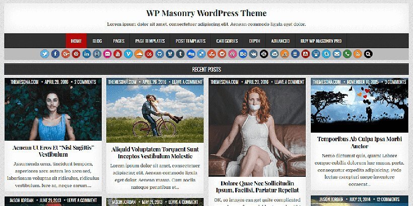 wpmasonry free wordpress masonry themes