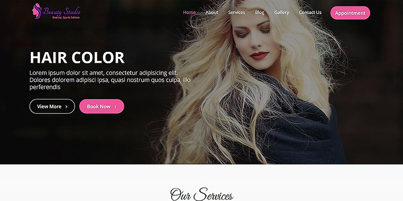 beautystudio free beauty wordpress themes