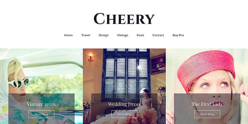 cherry free feminine wordpress themes