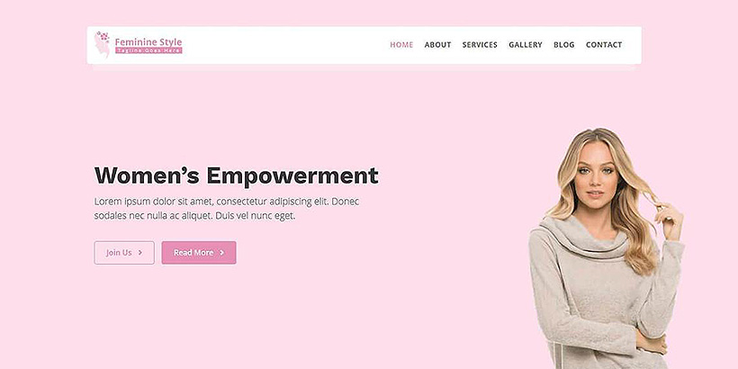 femininestyle free feminine wordpress themes