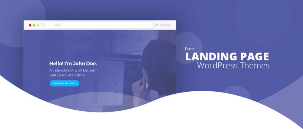 free landing page wordpress themes
