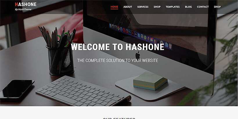 hasone free onepage wordpress themes