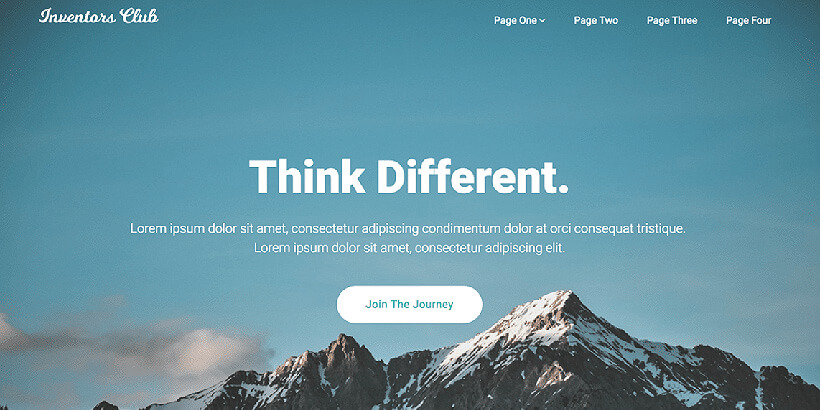 onepageily free one page wordpress themes