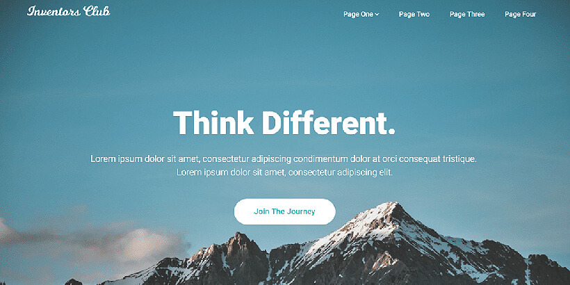 onepageily free one page wordpress themes