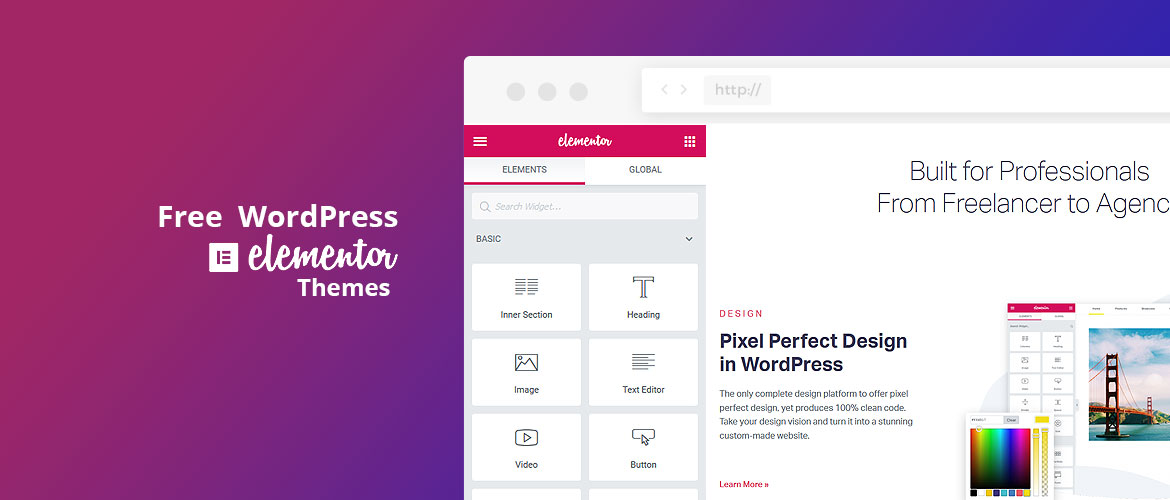 free wordpress elementor themes