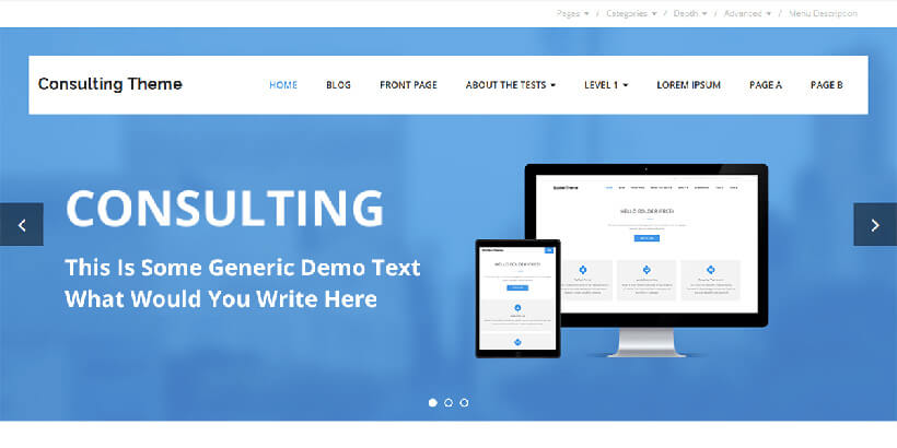 consulting free wordpress themes