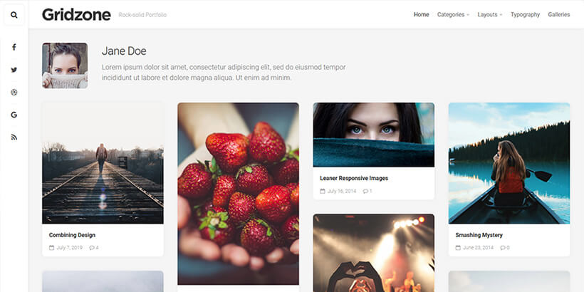 gridzone free wordpress themes