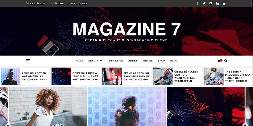 magazine7 free magazine wordpress themes