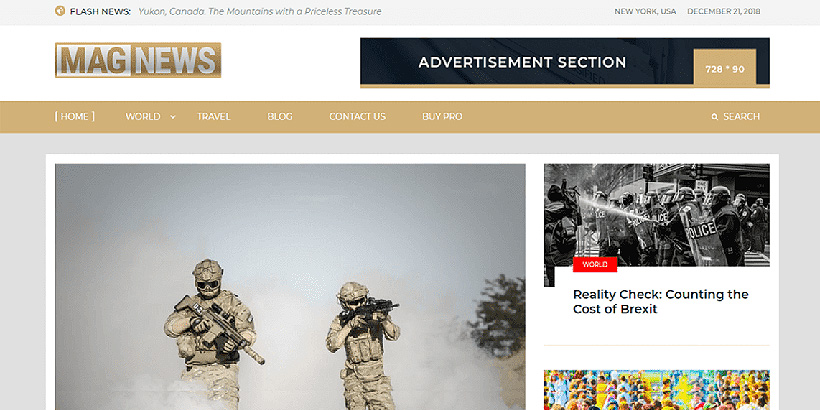 magnews free magazine wordpress themes