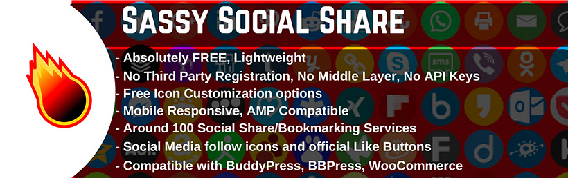 sassy social free social sharing plugins WordPress