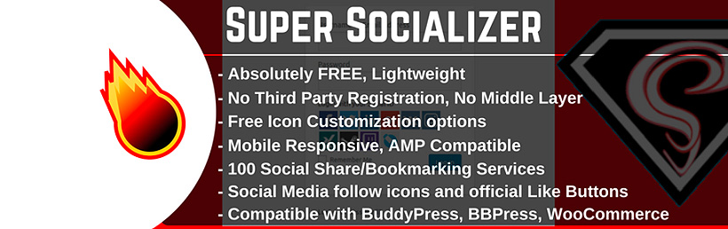 supersocialized free social sharing plugins WordPress