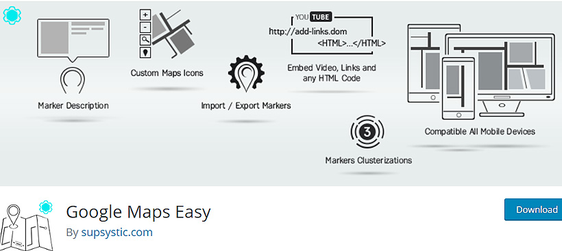 googlemapeasy Best Free WordPress Google Map Plugins