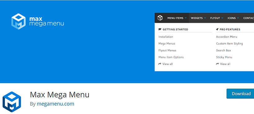 maxmegamenu best free wordpress mega menu plugins