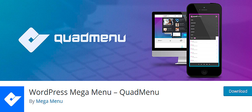 quadmenu best free wordpress mega menu plugins