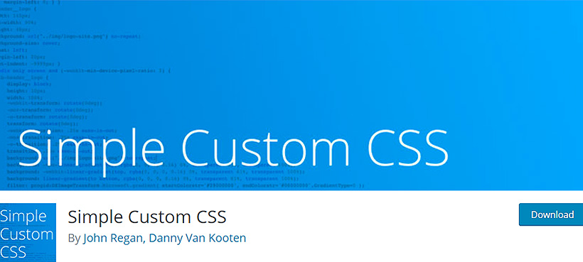 simplecustom free wordpress CSS plugins