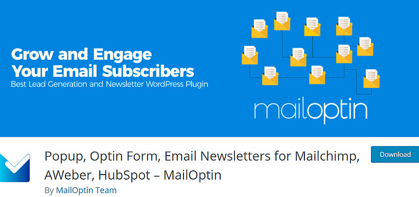 mailoption wordpress newsletter plugins