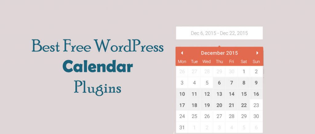 wordpress calendar plugins